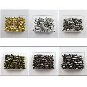 Seamless Ball Spacer Bead 2.4mm,3.2mm,4mm,5mm,6mm,8mm,10mm 6Colors 1