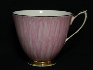 Pink Flower Royal Imperial Ridgway Footed Tea Coffee Cup England Bone 