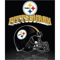 Pittsburgh Steelers NFL Football Ultra Soft Fleece Blanket Throw 50 