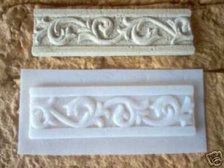 plaster cement resin mold trim 2 poly plastic molds returns