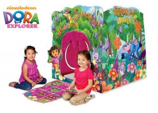 Nickelodeon Dora the Explorer Hide N Explore Tent Kids Pop Up Setup 
