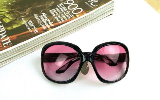 Womens Sunglasses UV 400 Plastic Big Frame Eyewear Spring Glasses Red 