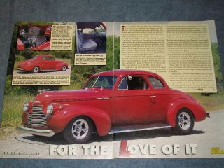 1940 chevy business coupe article for the love of it