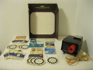vtg sawyers view master standard projector w extras time left