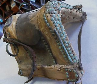 antique ww1 donkey saddle harness brass leather from australia time