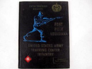   ARMY Training Infantry 5th Brigade Fort Polk Company D Yearbook 1967