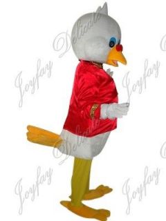 pigeon dove bird n red adult size mascot costume from