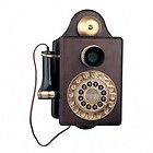 PARAMOUNT 1903 Antique Wooden Reproduction Vintage Look Wall Phone 