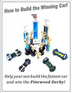 pinewood derby speed tips secrets test track book one day