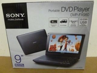 new sony portable dvd player dvp fx980 9 screen time