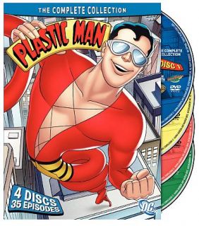 Plastic Man The Complete Collection DVD, 2009, 4 Disc Set