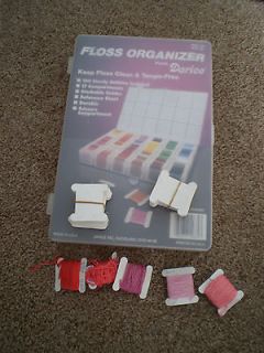 Newly listed Plastic Embroidery Floss Organizer by Darice with 97 