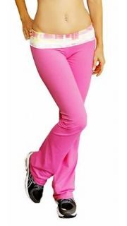 FashionAndFit Pink Pants Activewear Yoga Fitness Workout   SUPPLEX   S 