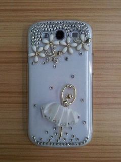 CD DIY 3D Clear Bling Bling Hard Case Cover for Samsung Galaxy S3 III 