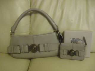 nwt burberry grainy leather shoulder bag and wallet