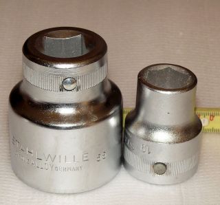 Regular Socket, 6 point, 3/4 sq.dr, 27 mm, Stahlwille, Made in 