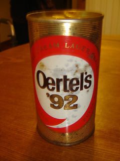 oertel s 92 keglined empty straight steel beer can time
