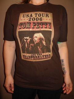 Tom Petty And The Heartbreakers 2006 USA Tour T shirt Size Large