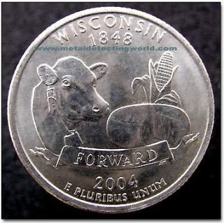 2004 D Wisconsin State Quarter **** Uncirculated from 