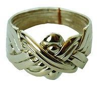 band sterling silver men s puzzle ring # pr46