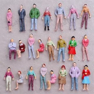 100 x Model People Figure O Scale 150 Mix Color Poses