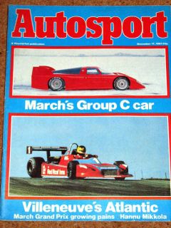 Autosport 17/12/81* SINGLE SEATERS & FORMULA ATLANTIC REVIEW   MARCH 