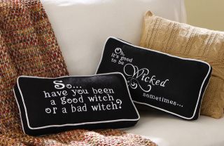 wicked witch halloween pillow set  11 97