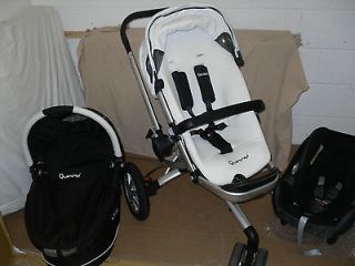 quinny buzz 3 or 4 travel system in ltd white