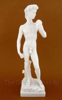 david michelangelo roman greek marble statue 9 4in high from