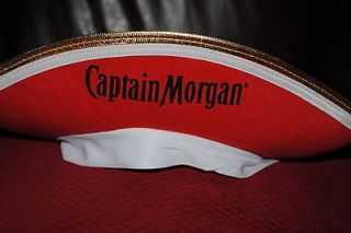 captain morgan official pirate hat new sealed