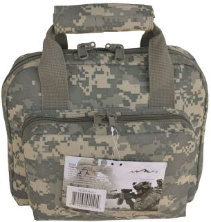    ACU Digital Army Camo Padded Bag Range Pistol Gun Hunting Lockable