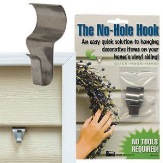 low profile vinyl siding hangers no hole hook pack of 2  8 