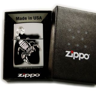Lighter   Scorpion Zippo 250 With your name in Old English font