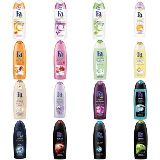 Fa Shower Gel Body Wash 16 Different Scents Men and Women 250 ml