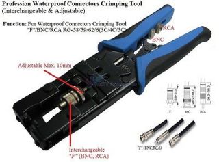 coax compression connector tool bnc rca rg6 rg 59 4c