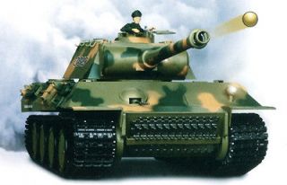 German Panther 1/16 RC BB Battle Tank R/C Military Vehicle w Smoking 