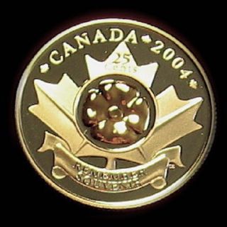 rare 2004 canadian gold and silver poppy quarter 15 000