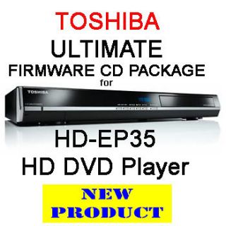 REGION FREE & V4.0 FIRMWARE UPDATE CD PACK FOR TOSHIBA HD EP35 HD DVD 