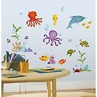   FISH 60 Big Removable Wall Decals OCEAN ANIMALS Room Decor Stickers #2