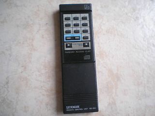 luxman cd player remote control model rd 100 hard to