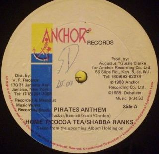   HOME T / COCOA TEA / SHABBA RANKS Pirates Anthem ANCHOR ** LISTEN