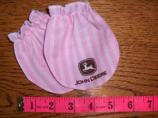 anti no scratch mitts for baby girl john deere fabric