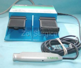 xomed wizard plus ent microdebrider console handpiece 