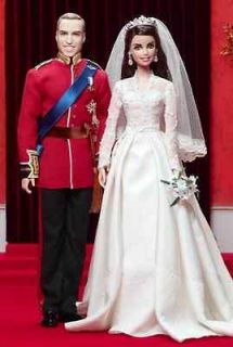 William & Kate/Catherine Royal Wedding Barbie Gift Set