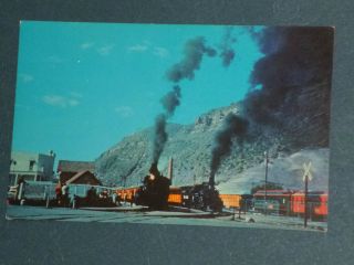 postcard denver rio grande narrow gauge durango 1960 s returns