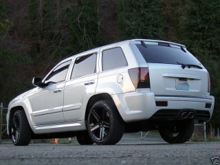   Gloss Black Jeep SRT8 Cherokee Commander Rims Tires and Wheels Package
