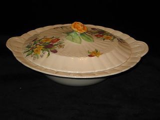 SIMPSONS POTTERS   Providence   Solian Ware   COVERED SERVING BOWL 