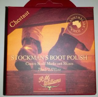 rm williams boot polish for chestnut boots