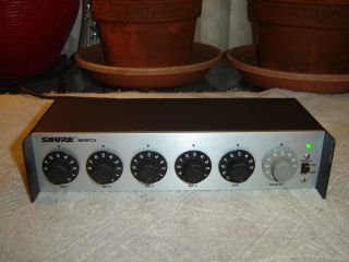 shure m68fca 4 channel microphone mixer vintage unit time left