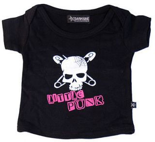 DARKSIDE CLOTHING Kid Vicious baby t shirt/tee/to​p, rock/metal/tat 